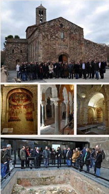 Visita del CAATEEB a la Seu d'Egara