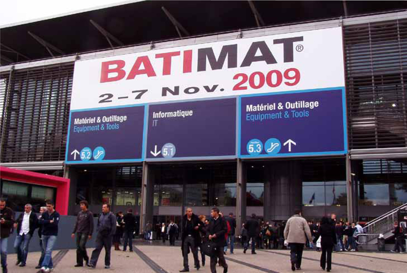 París el 27è saló internacional de la construcció Batimat.