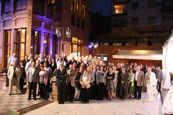 Foto grup del Sopar anual de delegació de Mataró 2011
